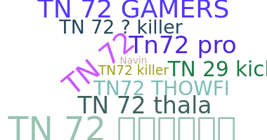 နာမ်မြောက်မည့်အမည် - TN72