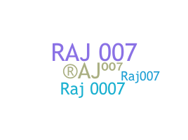 နာမ်မြောက်မည့်အမည် - RAJ007