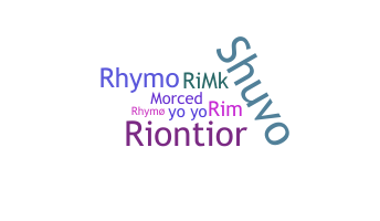 နာမ်မြောက်မည့်အမည် - Rimo