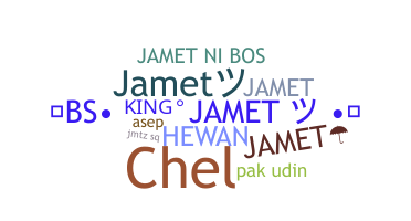 နာမ်မြောက်မည့်အမည် - Jamet