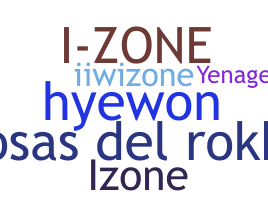 နာမ်မြောက်မည့်အမည် - iZone