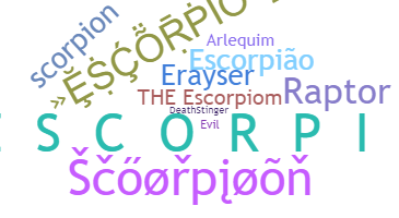 နာမ်မြောက်မည့်အမည် - escorpion