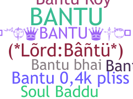 နာမ်မြောက်မည့်အမည် - Bantu