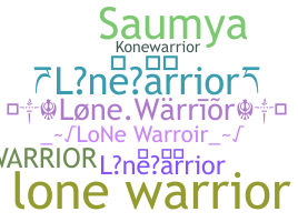 နာမ်မြောက်မည့်အမည် - lonewarrior