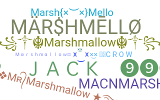 နာမ်မြောက်မည့်အမည် - Marshmallow