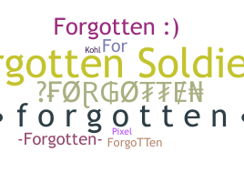 နာမ်မြောက်မည့်အမည် - Forgotten