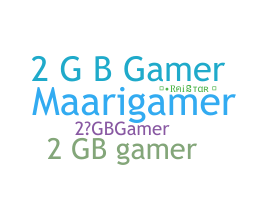 နာမ်မြောက်မည့်အမည် - 2GBGAMER