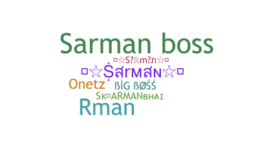 နာမ်မြောက်မည့်အမည် - Sarman