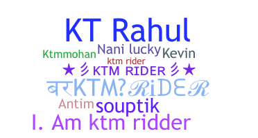 နာမ်မြောက်မည့်အမည် - KTMrider