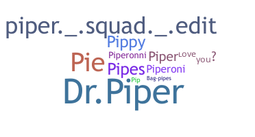 နာမ်မြောက်မည့်အမည် - Piper
