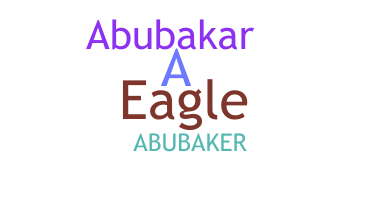 နာမ်မြောက်မည့်အမည် - Abubaker
