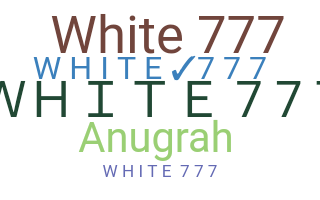 နာမ်မြောက်မည့်အမည် - White777