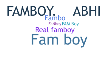 နာမ်မြောက်မည့်အမည် - famboy