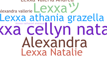 နာမ်မြောက်မည့်အမည် - Lexxa