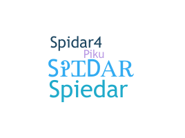 နာမ်မြောက်မည့်အမည် - Spidar