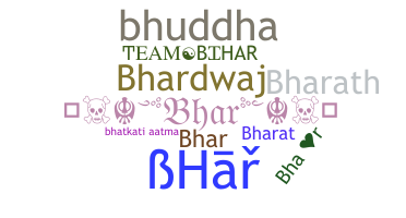 နာမ်မြောက်မည့်အမည် - bhar