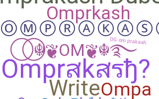 နာမ်မြောက်မည့်အမည် - Omprakash