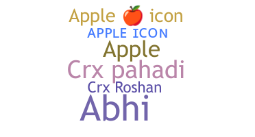 နာမ်မြောက်မည့်အမည် - Appleicon