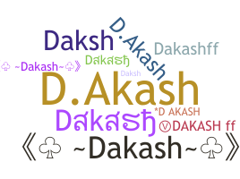 နာမ်မြောက်မည့်အမည် - Dakash