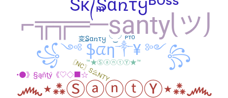နာမ်မြောက်မည့်အမည် - Santy