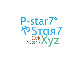 နာမ်မြောက်မည့်အမည် - PStar7