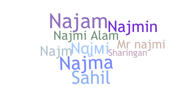 နာမ်မြောက်မည့်အမည် - Najmi