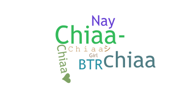 နာမ်မြောက်မည့်အမည် - Chiaa