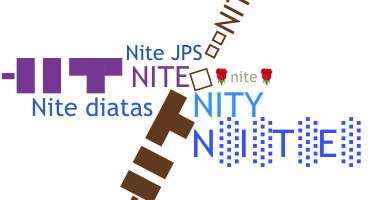 နာမ်မြောက်မည့်အမည် - Nite