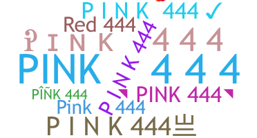 နာမ်မြောက်မည့်အမည် - PINK444