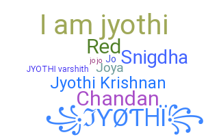 နာမ်မြောက်မည့်အမည် - Jyothi