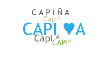 နာမ်မြောက်မည့်အမည် - Capia