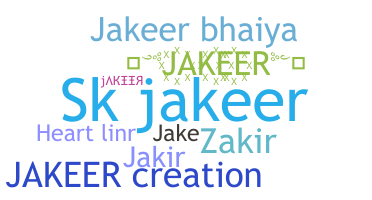 နာမ်မြောက်မည့်အမည် - Jakeer