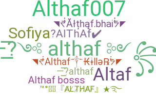 နာမ်မြောက်မည့်အမည် - Althaf