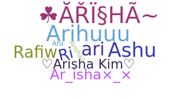နာမ်မြောက်မည့်အမည် - Arisha