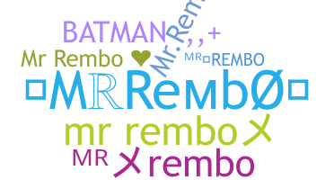 နာမ်မြောက်မည့်အမည် - MrRembo