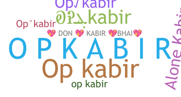 နာမ်မြောက်မည့်အမည် - Opkabir