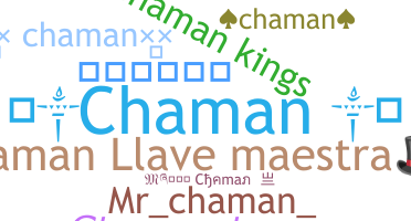 နာမ်မြောက်မည့်အမည် - Chaman