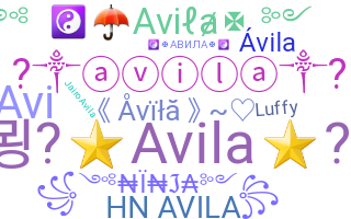 နာမ်မြောက်မည့်အမည် - Avila