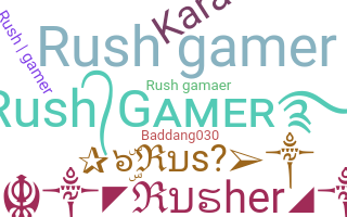 နာမ်မြောက်မည့်အမည် - Rushgamer