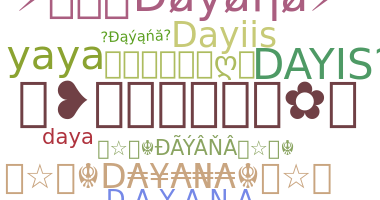 နာမ်မြောက်မည့်အမည် - Dayana