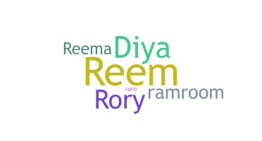 နာမ်မြောက်မည့်အမည် - Reema