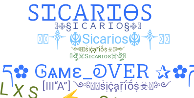 နာမ်မြောက်မည့်အမည် - sicarios