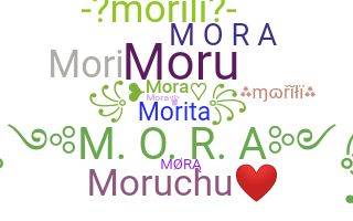 နာမ်မြောက်မည့်အမည် - Mora