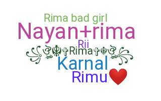 နာမ်မြောက်မည့်အမည် - Rima