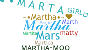 နာမ်မြောက်မည့်အမည် - Martha