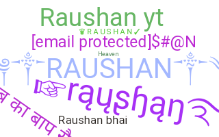 နာမ်မြောက်မည့်အမည် - Raushan