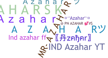 နာမ်မြောက်မည့်အမည် - Azahar