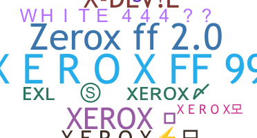 နာမ်မြောက်မည့်အမည် - Xerox