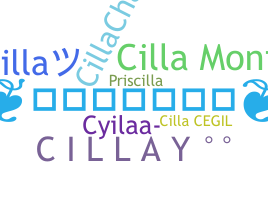 နာမ်မြောက်မည့်အမည် - Cilla
