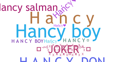 နာမ်မြောက်မည့်အမည် - Hancy